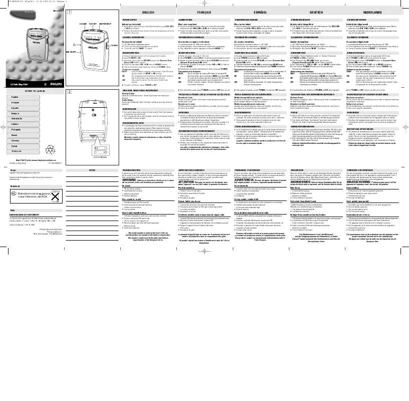 Mode d'emploi PHILIPS AE6565