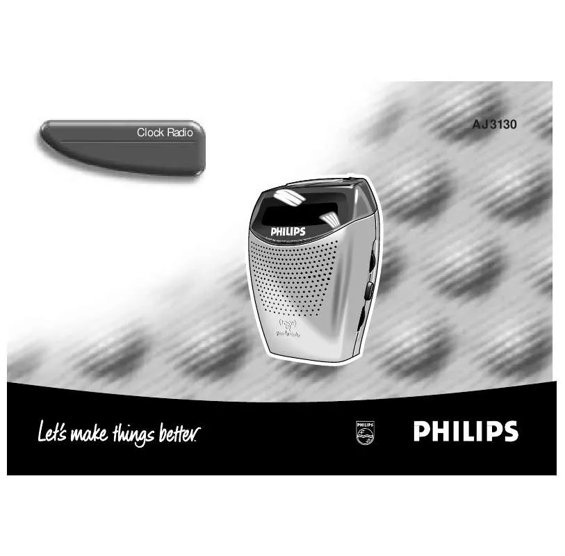 Mode d'emploi PHILIPS AJ3130