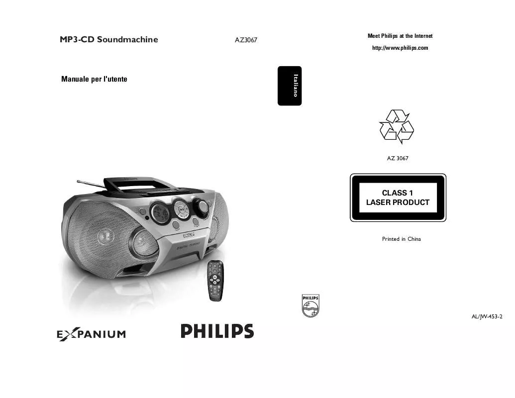 Mode d'emploi PHILIPS AZ3067/00C