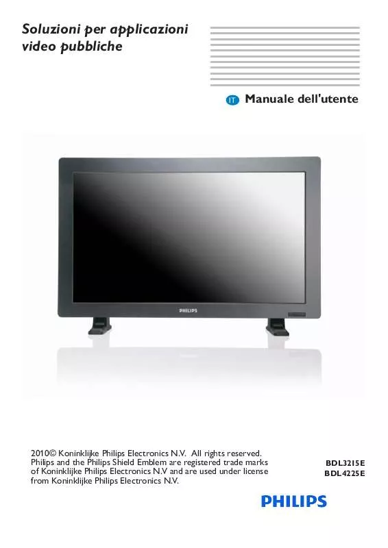 Mode d'emploi PHILIPS BDL3215E