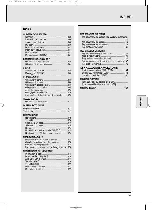 Mode d'emploi PHILIPS CDR785