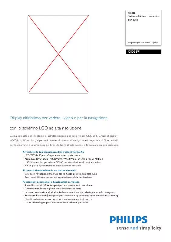 Mode d'emploi PHILIPS CID3691