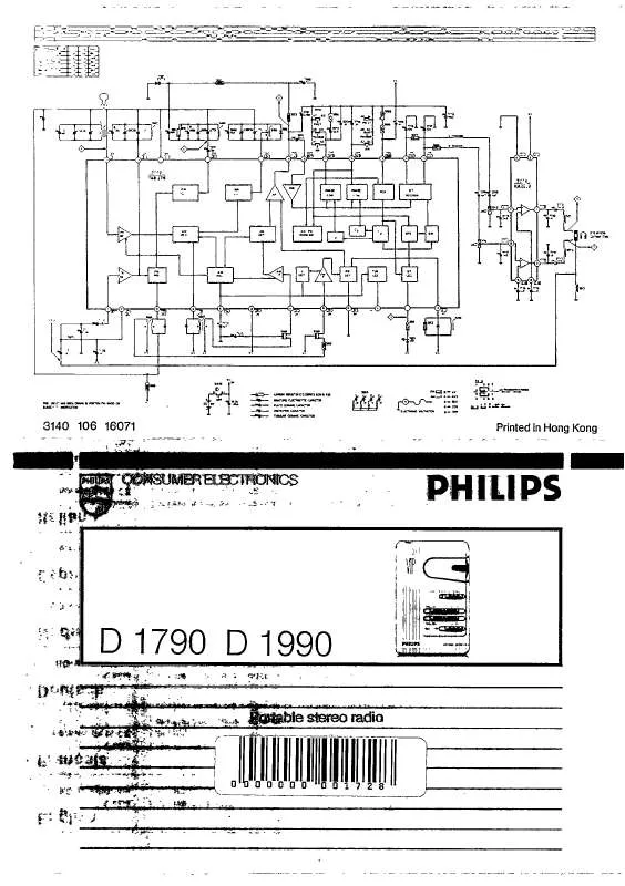 Mode d'emploi PHILIPS D1990