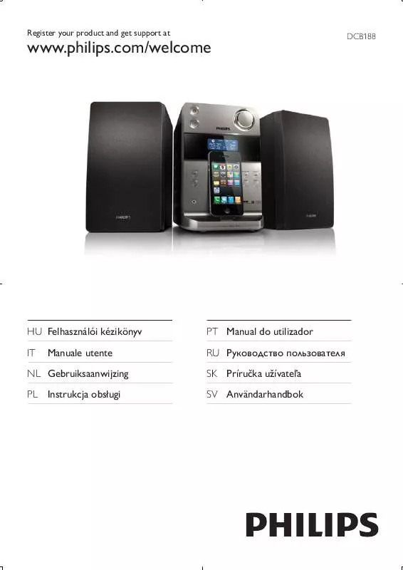 Mode d'emploi PHILIPS DCB-188