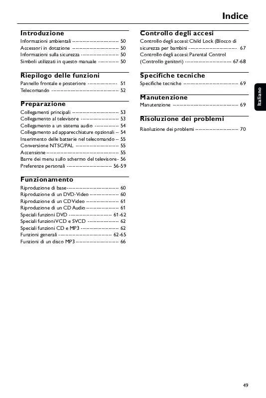 Mode d'emploi PHILIPS DVD723-001