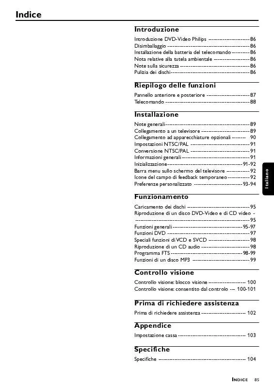 Mode d'emploi PHILIPS DVD952/001