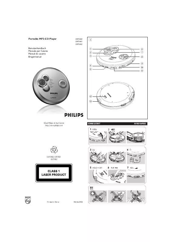 Mode d'emploi PHILIPS EXP2460