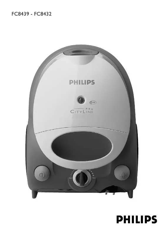 Mode d'emploi PHILIPS FC 8434