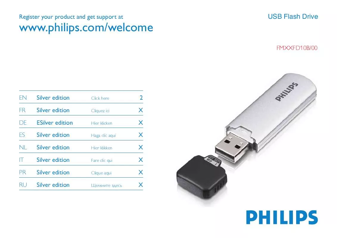 Mode d'emploi PHILIPS FM01FD00B