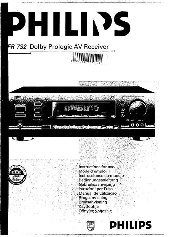 Mode d'emploi PHILIPS FR732