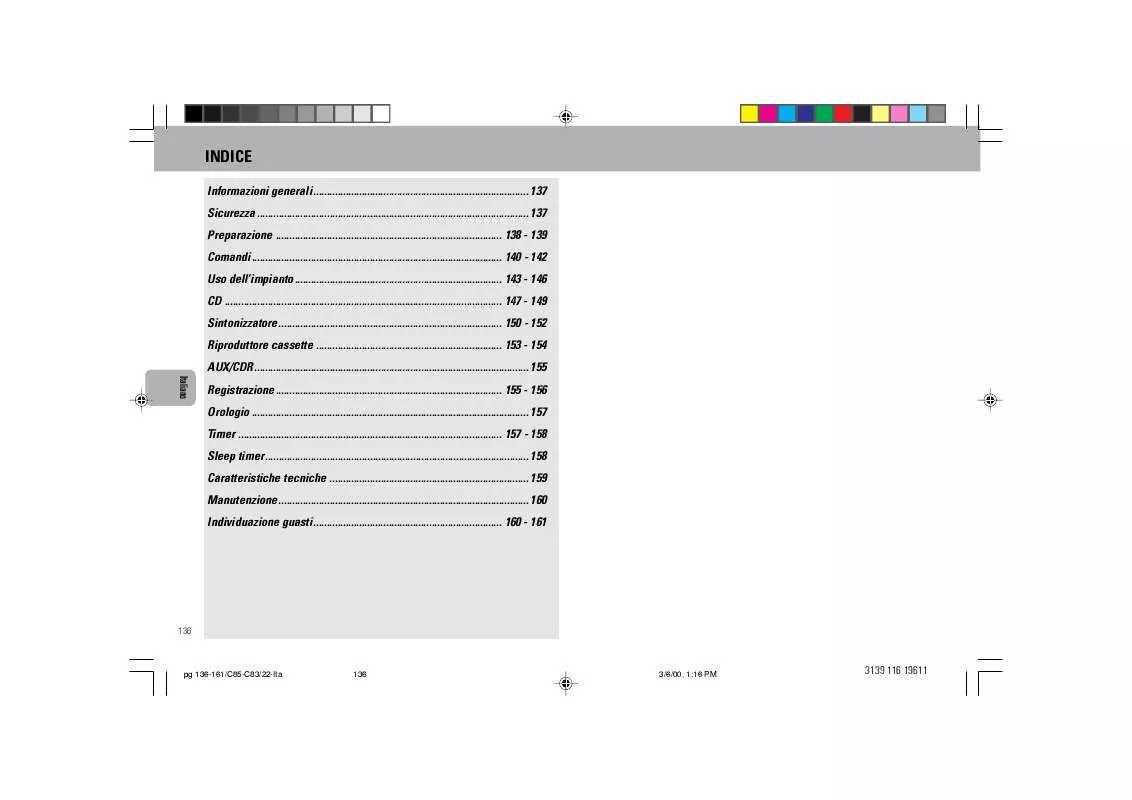 Mode d'emploi PHILIPS FW-C83