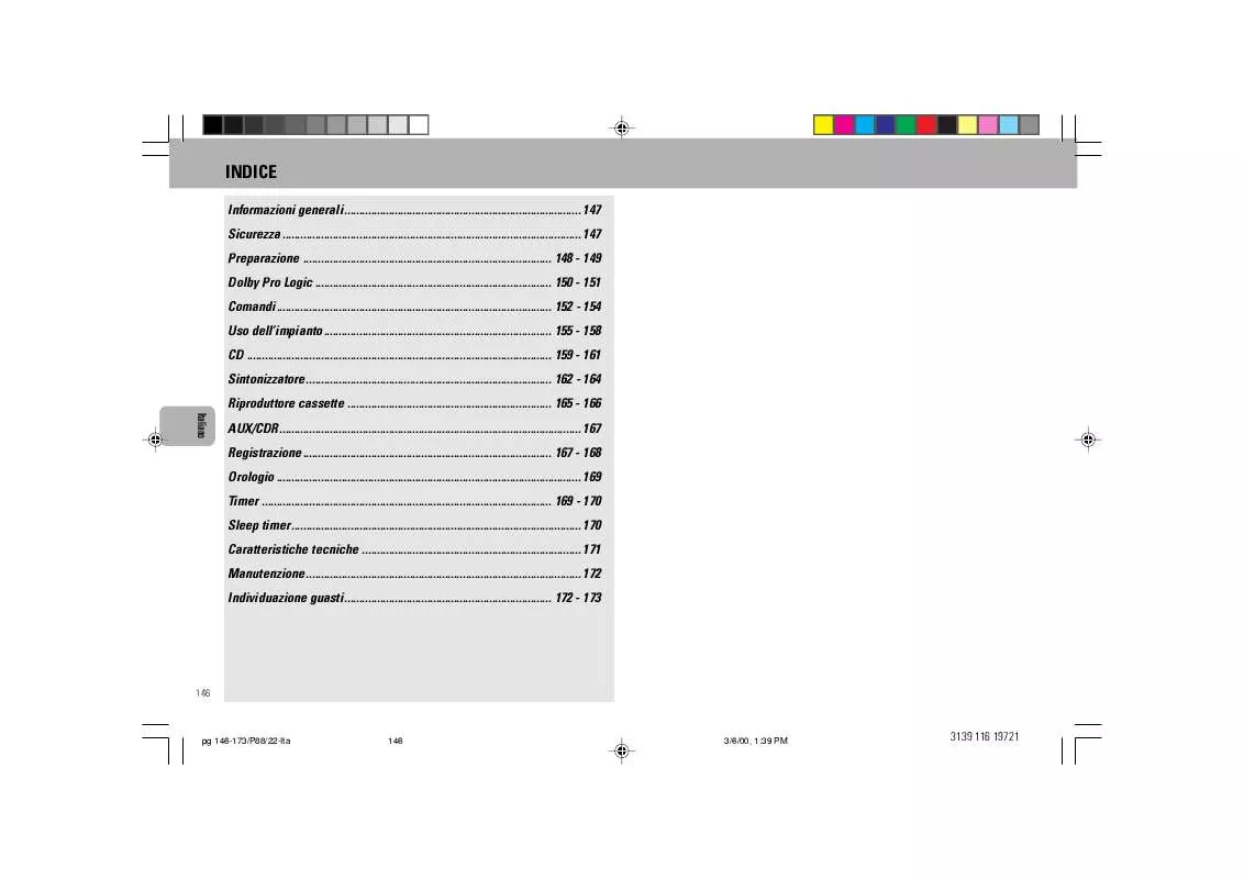 Mode d'emploi PHILIPS FW-P88