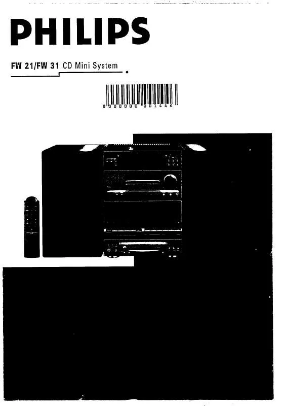 Mode d'emploi PHILIPS FW21