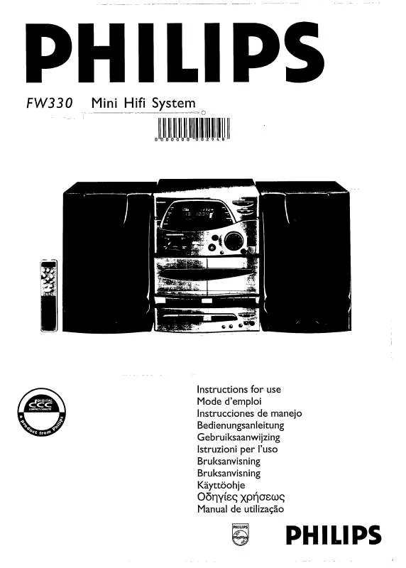 Mode d'emploi PHILIPS FW330