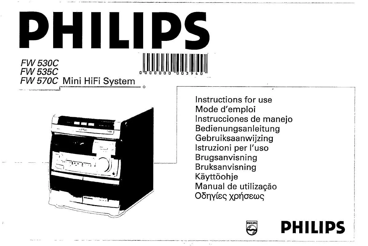 Mode d'emploi PHILIPS FW535C