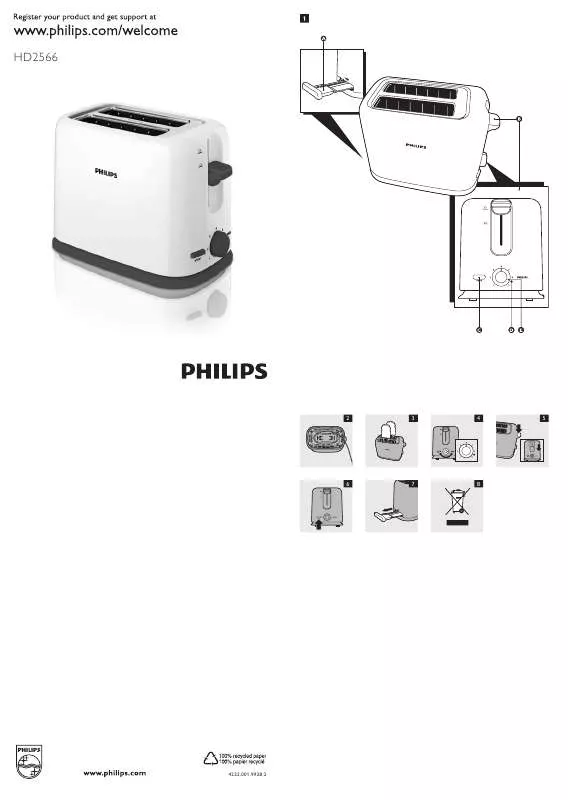 Mode d'emploi PHILIPS HD 2566