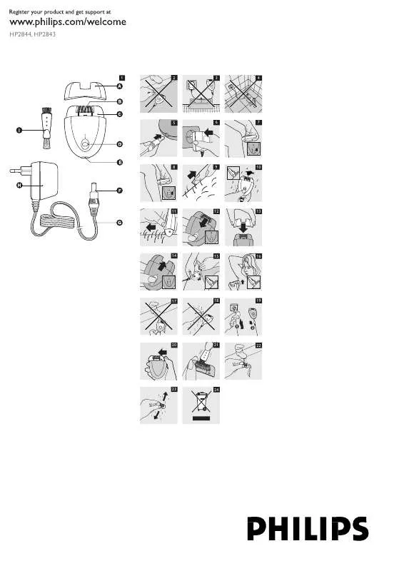 Mode d'emploi PHILIPS HP2844