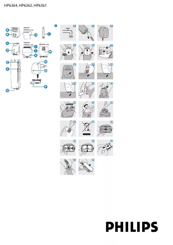 Mode d'emploi PHILIPS HP6361