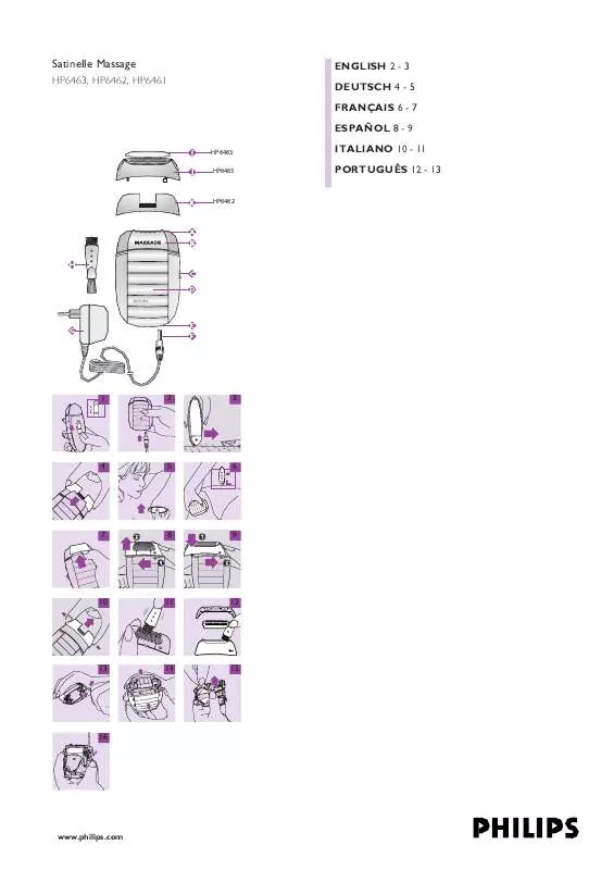 Mode d'emploi PHILIPS HP6461