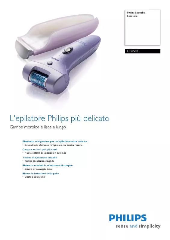 Mode d'emploi PHILIPS HP 6503