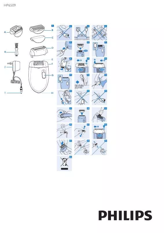 Mode d'emploi PHILIPS HP 6509