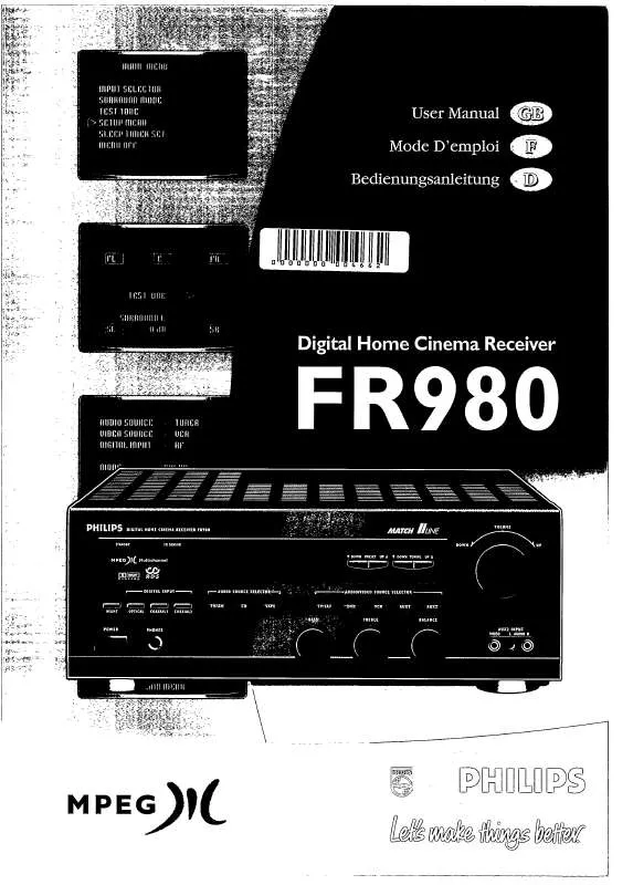 Mode d'emploi PHILIPS HQT784