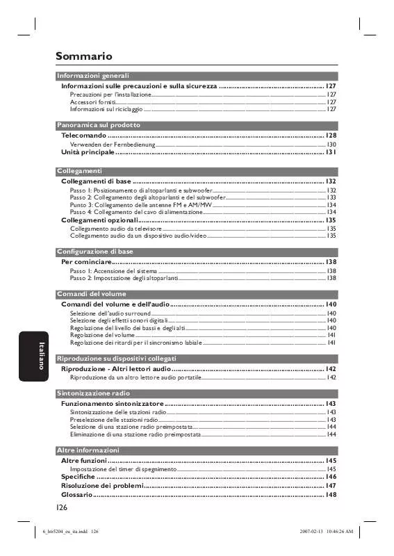 Mode d'emploi PHILIPS HTR5204