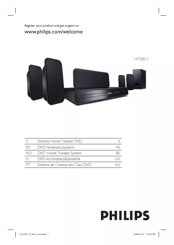 Mode d'emploi PHILIPS HTS3011