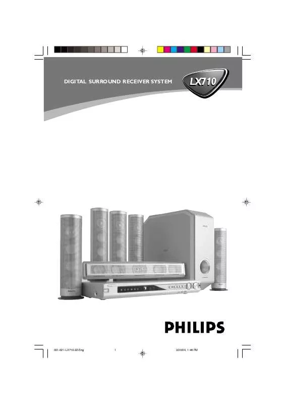 Mode d'emploi PHILIPS LX710