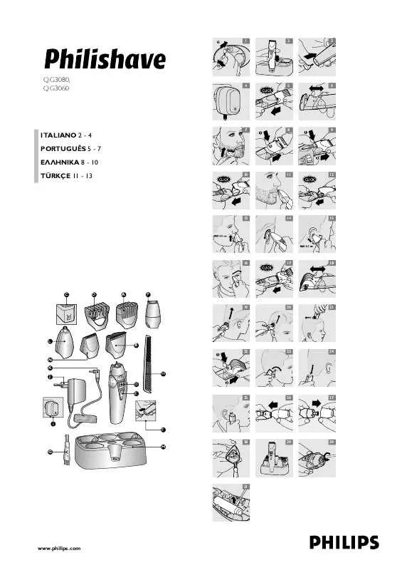 Mode d'emploi PHILIPS QG3080