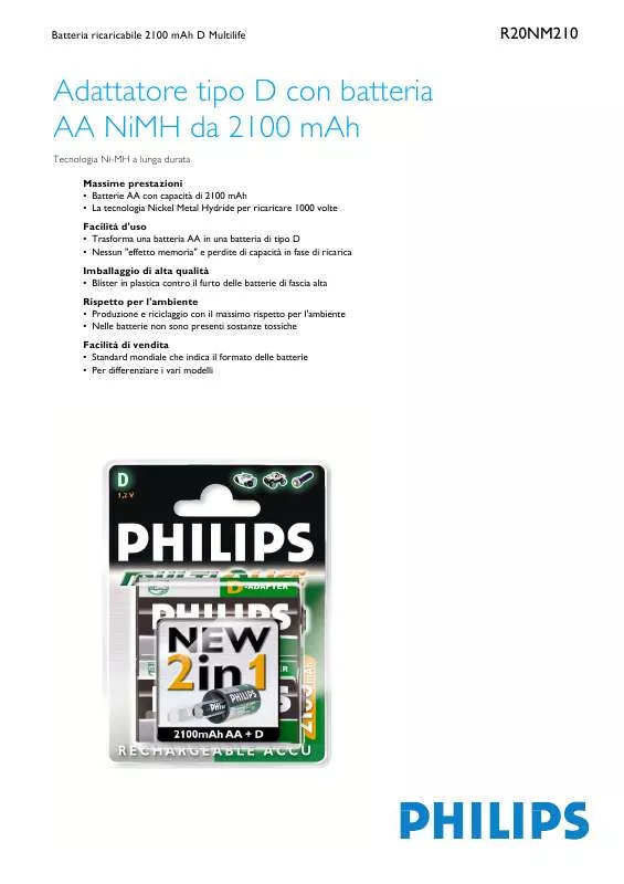 Mode d'emploi PHILIPS R20NM210