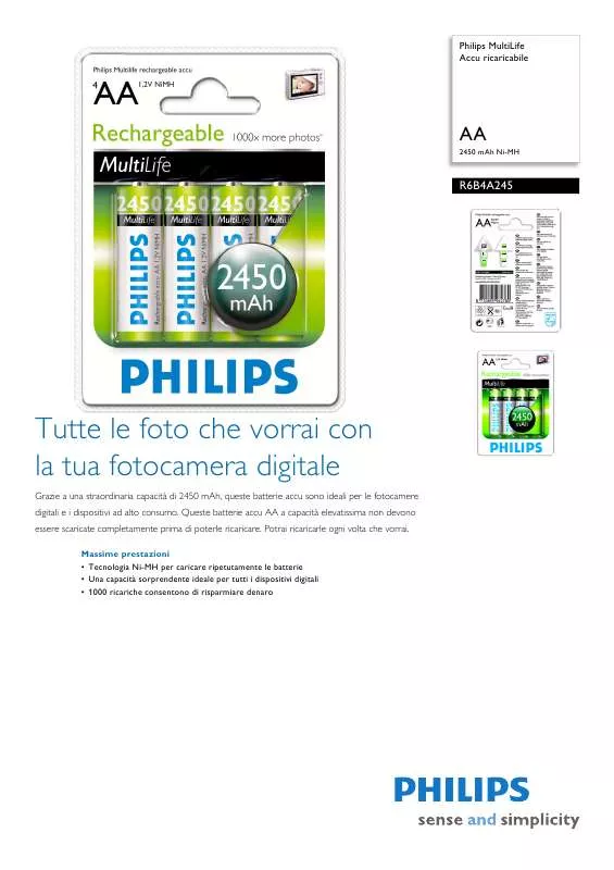 Mode d'emploi PHILIPS R6B4A245