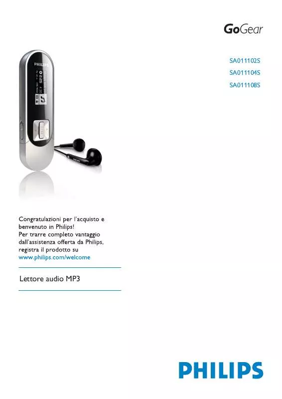 Mode d'emploi PHILIPS SA011102S