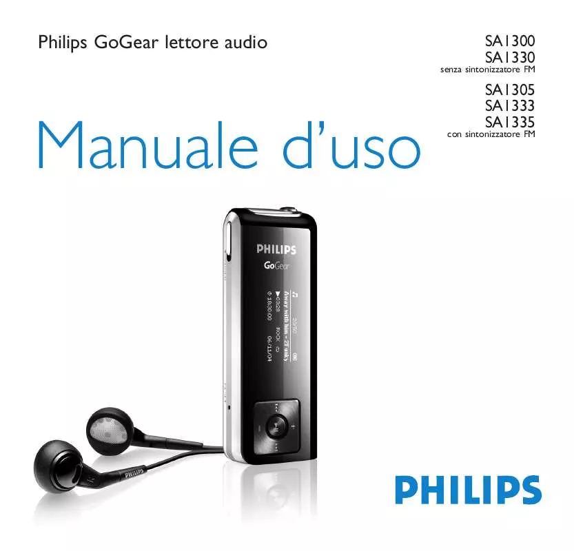 Mode d'emploi PHILIPS SA1305