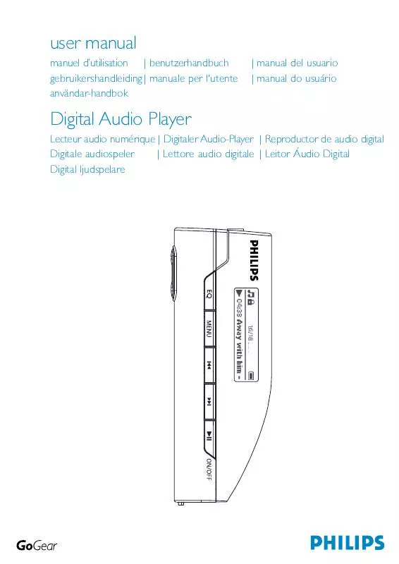 Mode d'emploi PHILIPS SA157