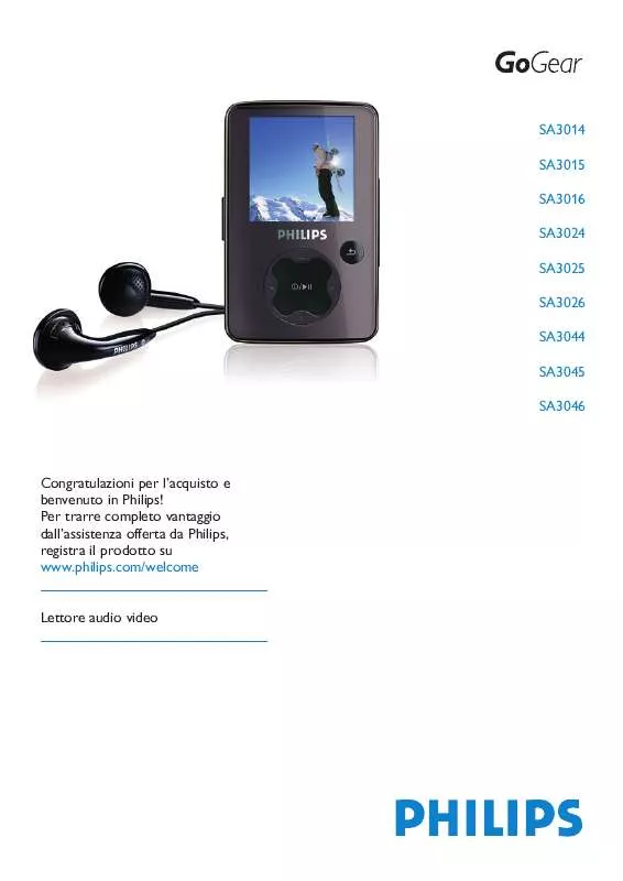 Mode d'emploi PHILIPS SA3025