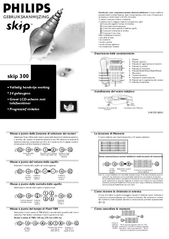 Mode d'emploi PHILIPS TD9137