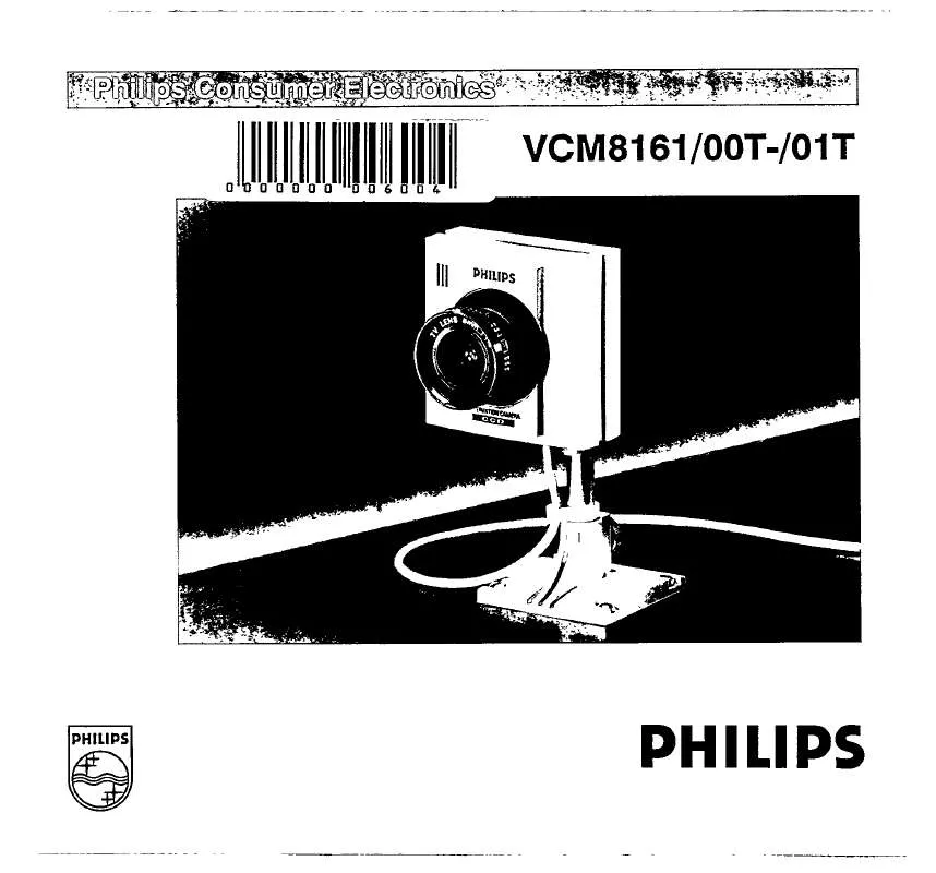 Mode d'emploi PHILIPS VCM8161/01T