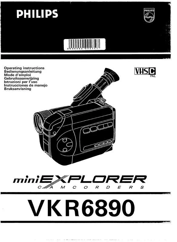 Mode d'emploi PHILIPS VKR6890