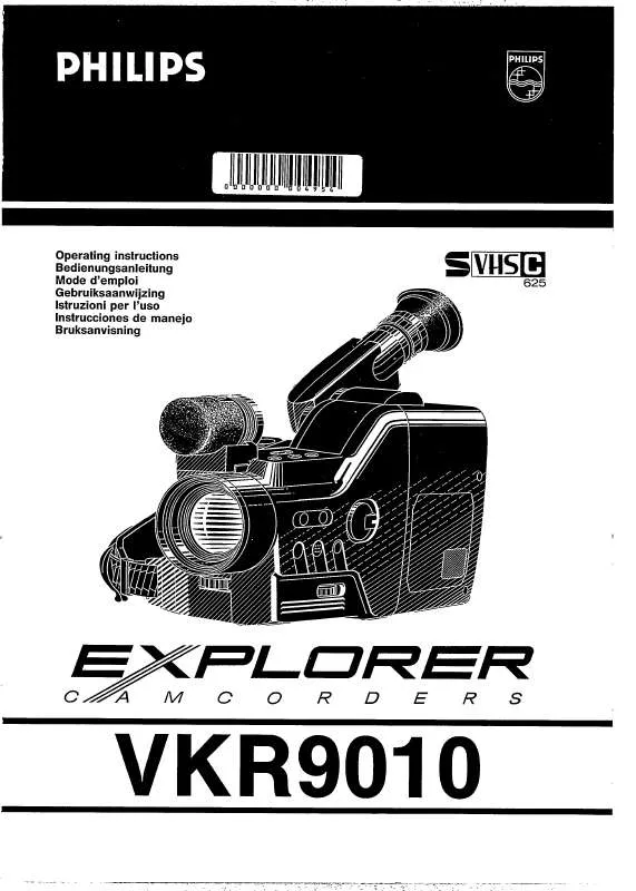 Mode d'emploi PHILIPS VKR9010