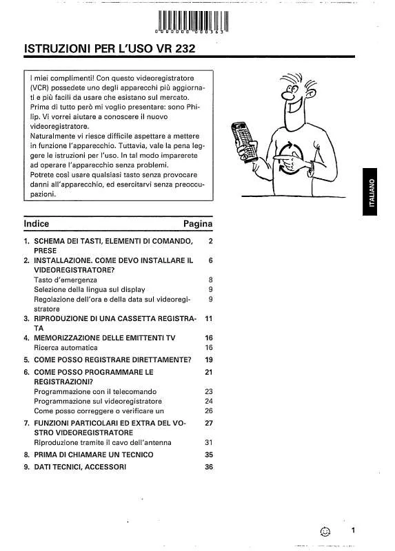 Mode d'emploi PHILIPS VR232