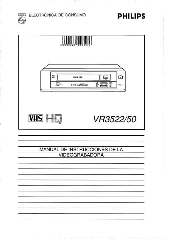 Mode d'emploi PHILIPS VR3522