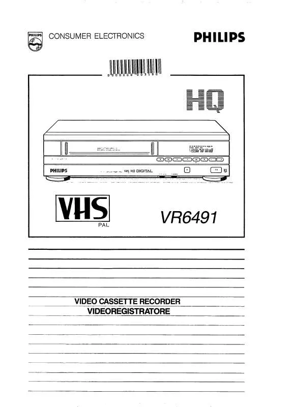 Mode d'emploi PHILIPS VR6491