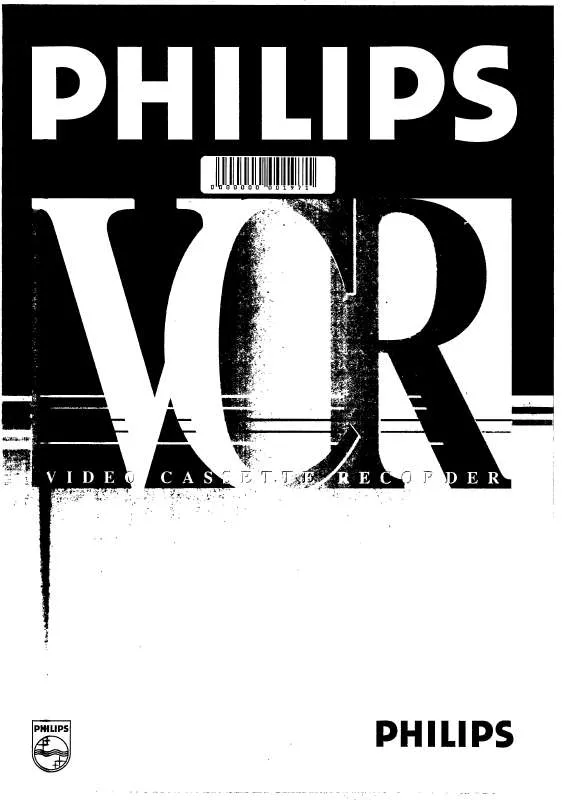 Mode d'emploi PHILIPS VR838