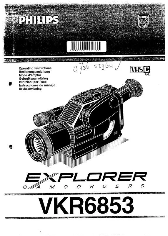 Mode d'emploi PHILIPS VRK6853