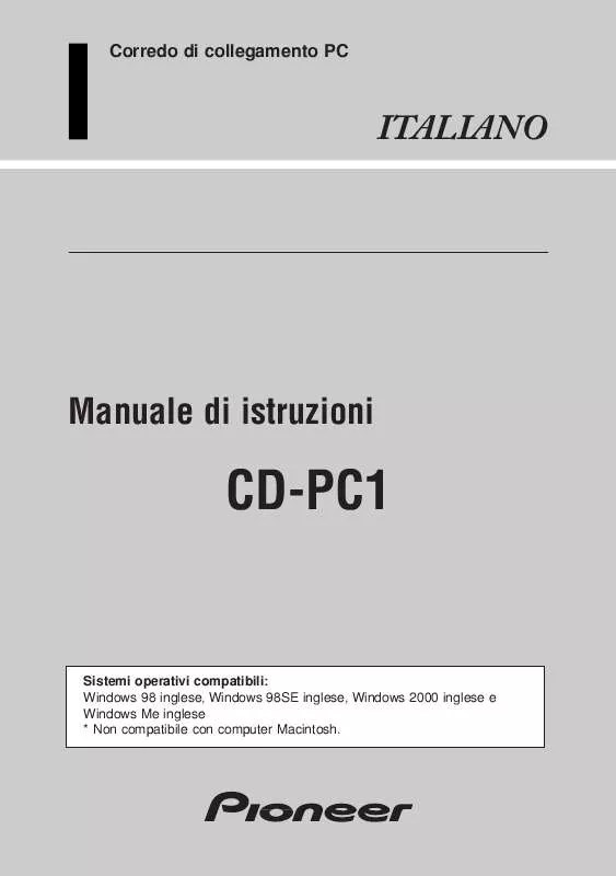 Mode d'emploi PIONEER CD-PC1