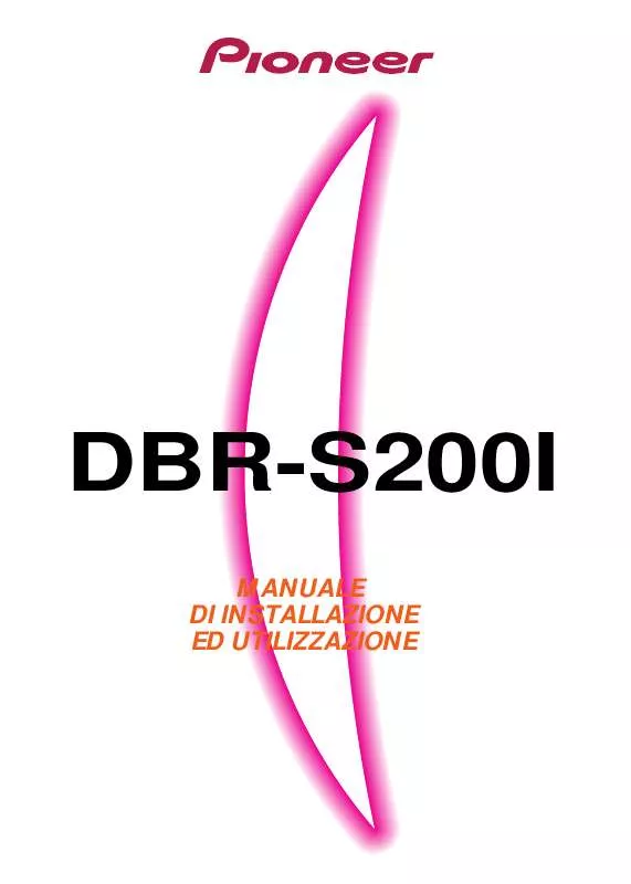 Mode d'emploi PIONEER DBR-S200I