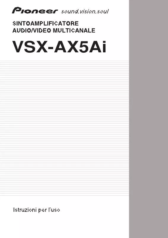 Mode d'emploi PIONEER VSX-AX5AI