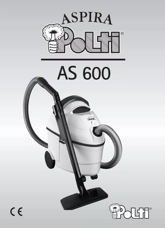 Mode d'emploi POLTI ASPIRA AS600