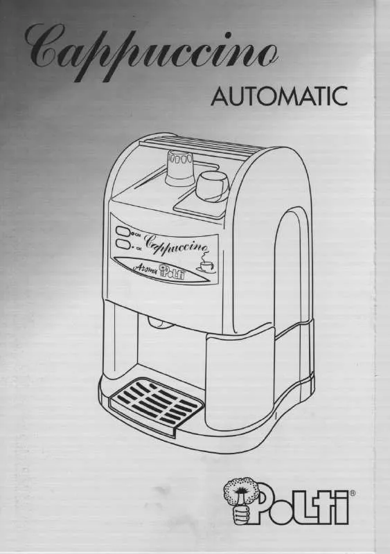 Mode d'emploi POLTI CAPPUCCINO AUTOMATICO